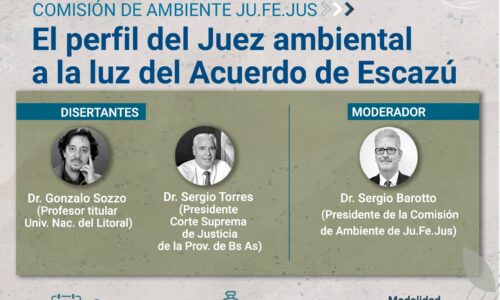 Extendemos invitación realizada por el Dr. Sergio Barotto, Presidente de la Comisión de Ambiente de la JUFEJUS
