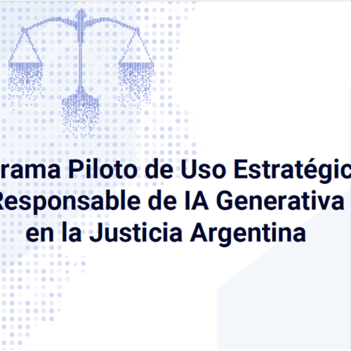 Programa Piloto de IA Generativa en la Justicia Argentina