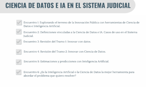 INVITAMOS: CIENCIA DE DATOS E IA EN EL SISTEMA JUDICIAL