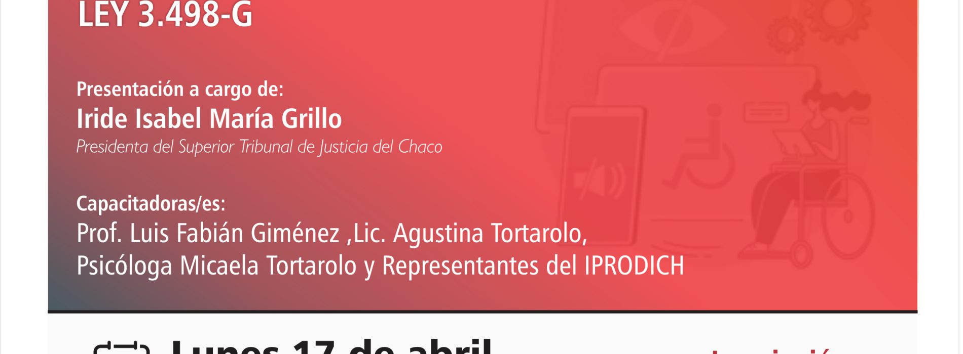 Capacitación sobre Discapacidad, Inclusión y Diversidad – Ley 3498-G